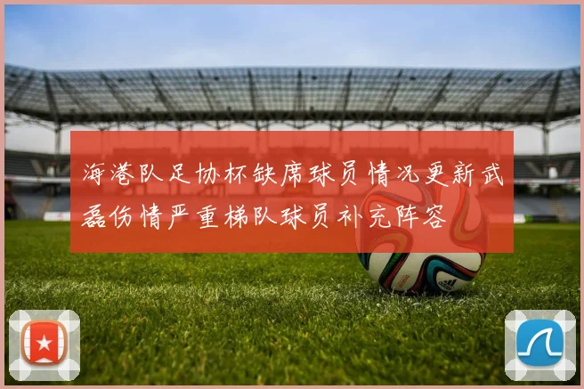 海港队足协杯缺席球员情况更新武磊伤情严重梯队球员补充阵容